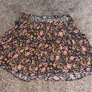Floral flowy skirt, Size S